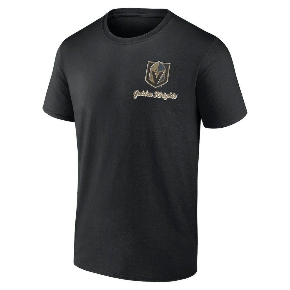 Vegas Golden Knights Logo Athletic Never Over T-Shirt - Black T-shirts