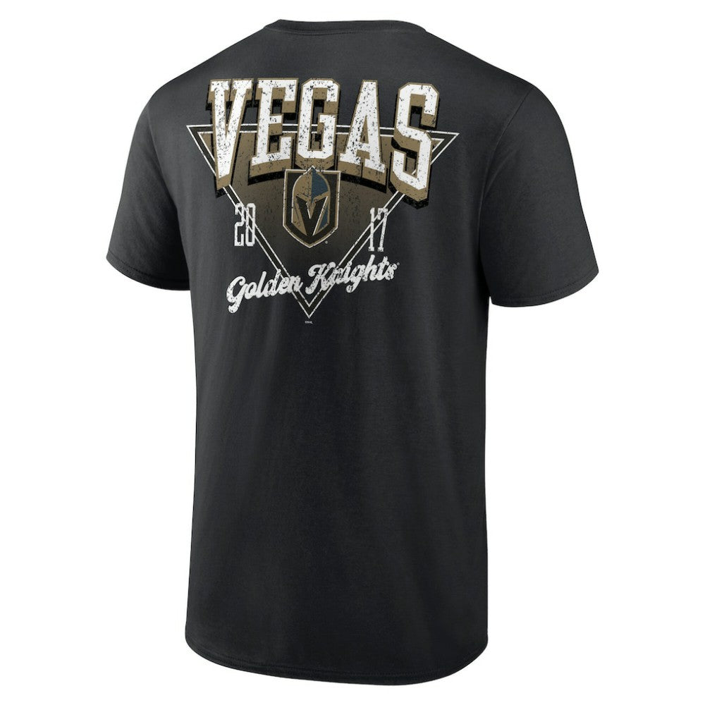 Vegas Golden Knights Logo Athletic Never Over T-Shirt - Black T-shirts