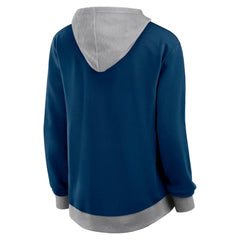 Seattle Kraken Logo Athletic Women's Hit It French Terry Full-Zip Hoodie - Navy Hoodies