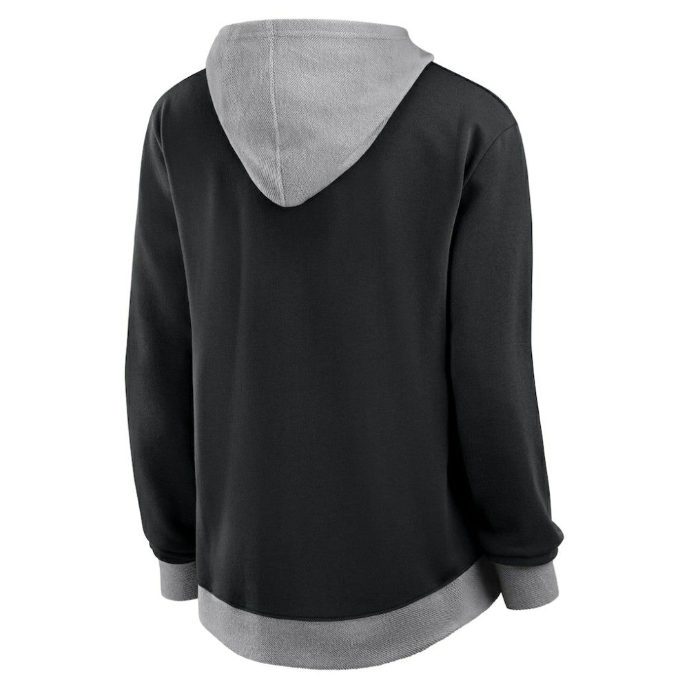 Vegas Golden Knights Logo Athletic Women's Hit It French Terry Full-Zip Hoodie - Black Hoodies
