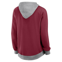 Colorado Avalanche Logo Athletic Women's Hit It French Terry Full-Zip Hoodie - Burgundy Hoodies