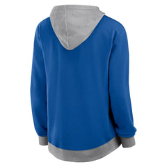 New York Islanders Logo Athletic Women's Hit It French Terry Full-Zip Hoodie - Royal Hoodies