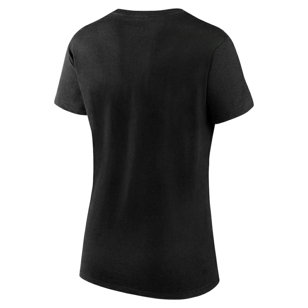Los Angeles Kings Logo Athletic Women's Launch Scoop Neck T-Shirt - Black T-shirts