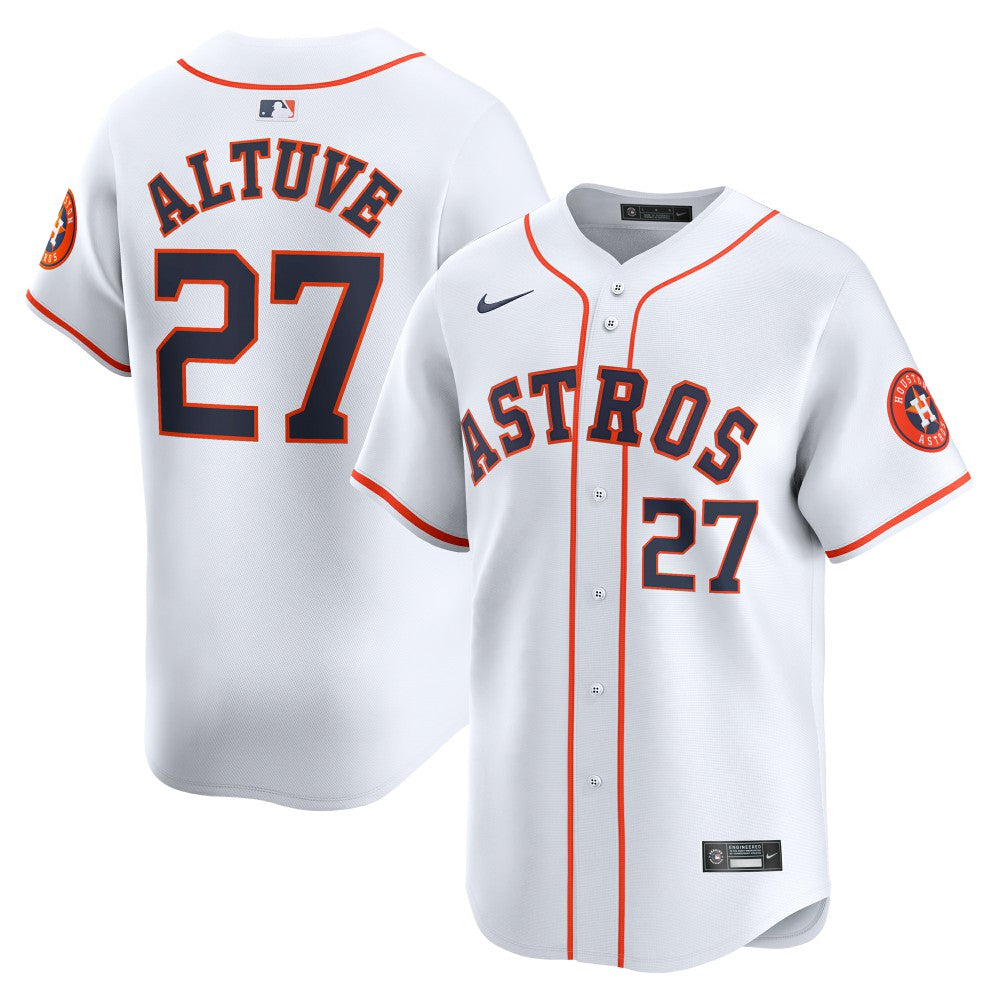 Jose Altuve Houston Astros Youth Home Limited Player Jersey White