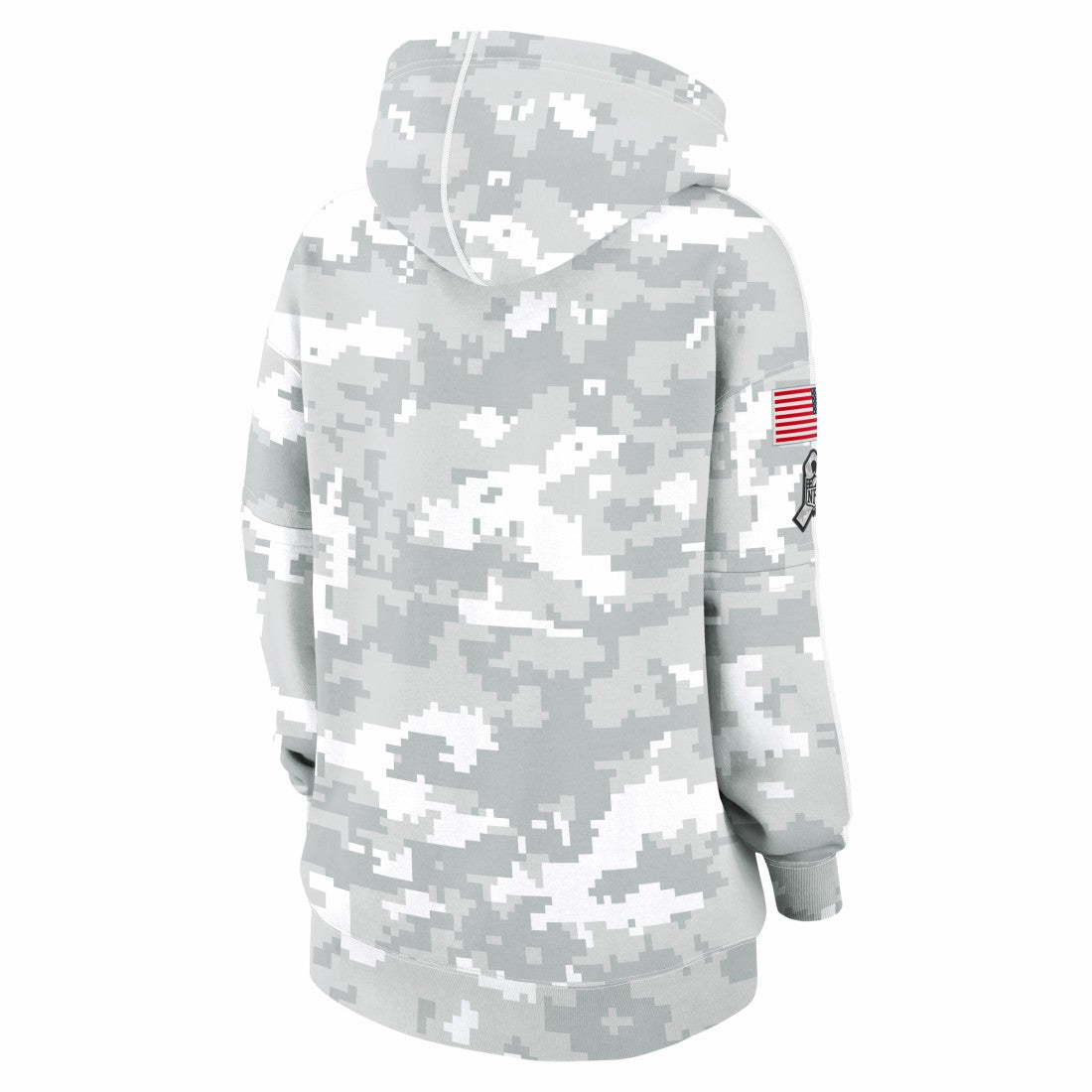 Tennessee Titans Women's 2024 Salute To Service Club Fleece Oversized Pullover Hoodie - Arctic Camo sale