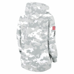 Tennessee Titans Women's 2024 Salute To Service Club Fleece Oversized Pullover Hoodie - Arctic Camo sale