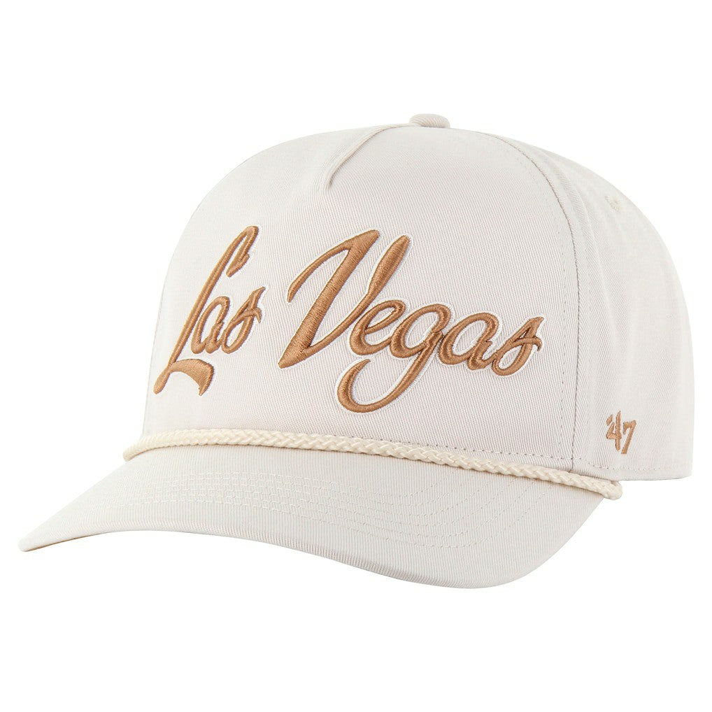 Las Vegas Raiders '47 Overhand Hitch Adjustable Hat - Cream cheap