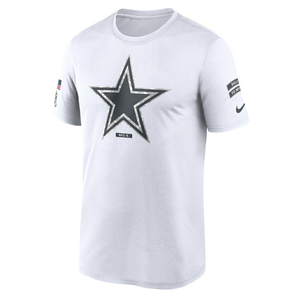 Dallas Cowboys 2024 Salute To Service Legend Performance T-Shirt - White outlet