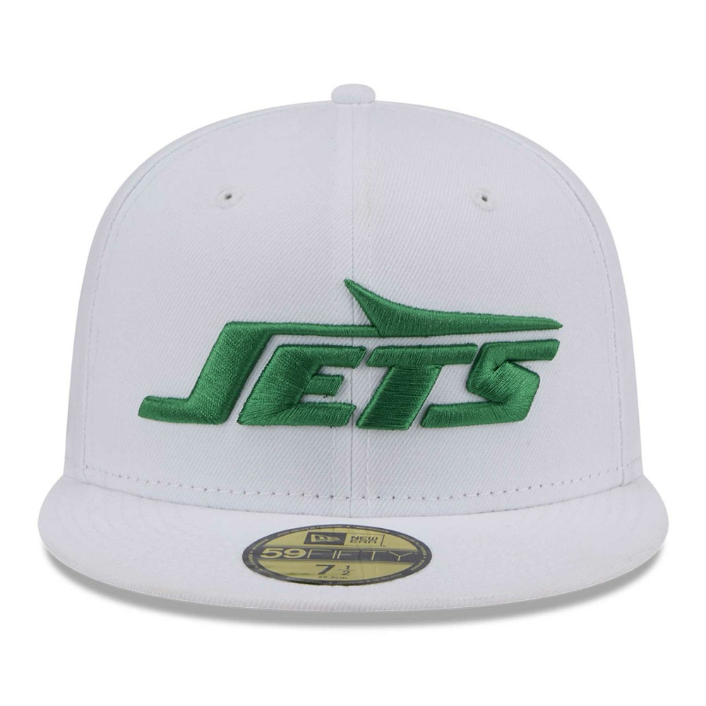 New York Jets New Era Wordmark Omaha 59FIFTY Fitted Hat - White online