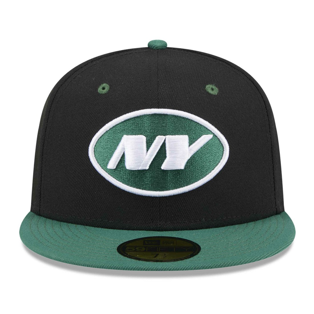 New York Jets New Era Flipside 2Tone 59FIFTY Fitted Hat - Black/Green outlet