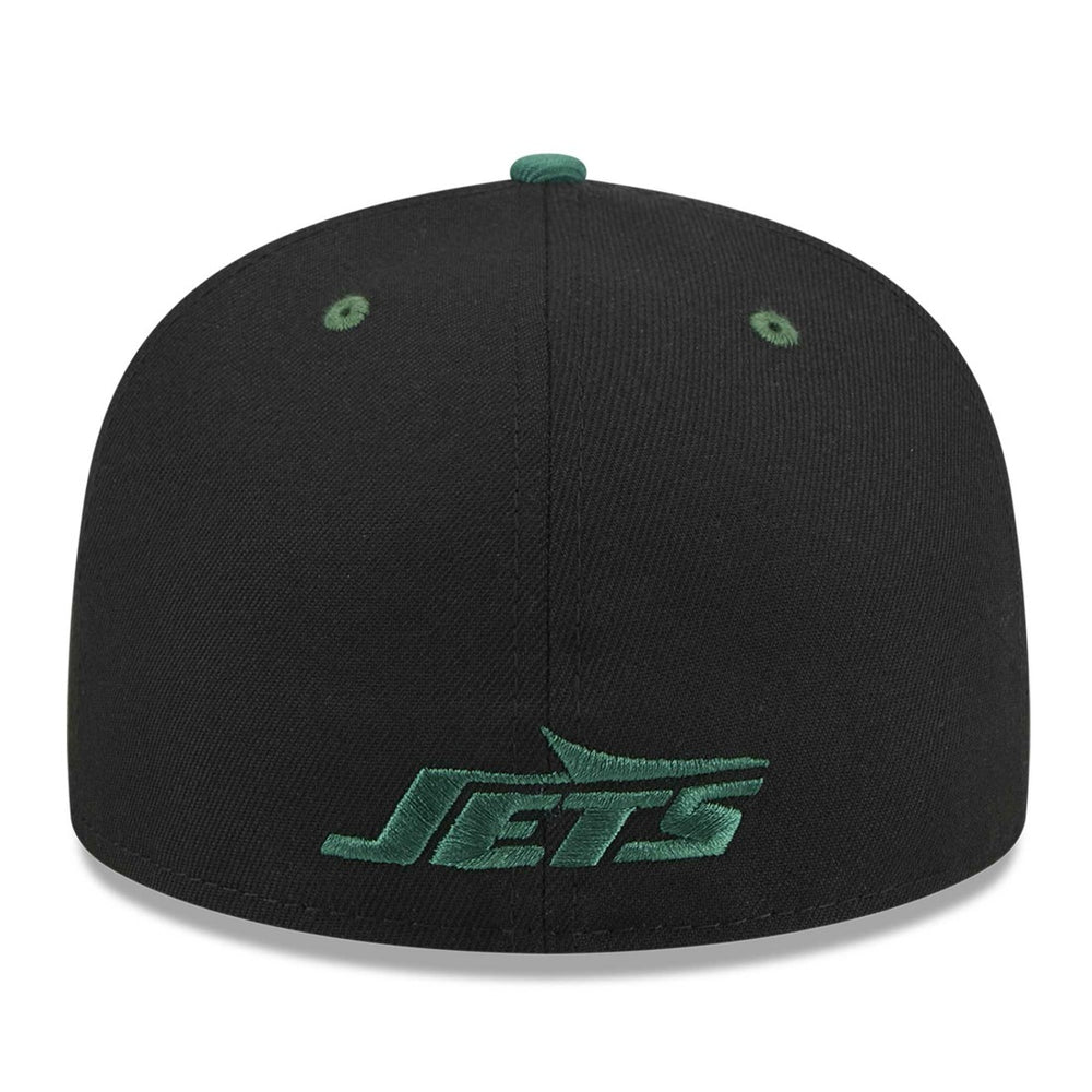 New York Jets New Era Flipside 2Tone 59FIFTY Fitted Hat - Black/Green outlet