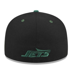 New York Jets New Era Flipside 2Tone 59FIFTY Fitted Hat - Black/Green outlet
