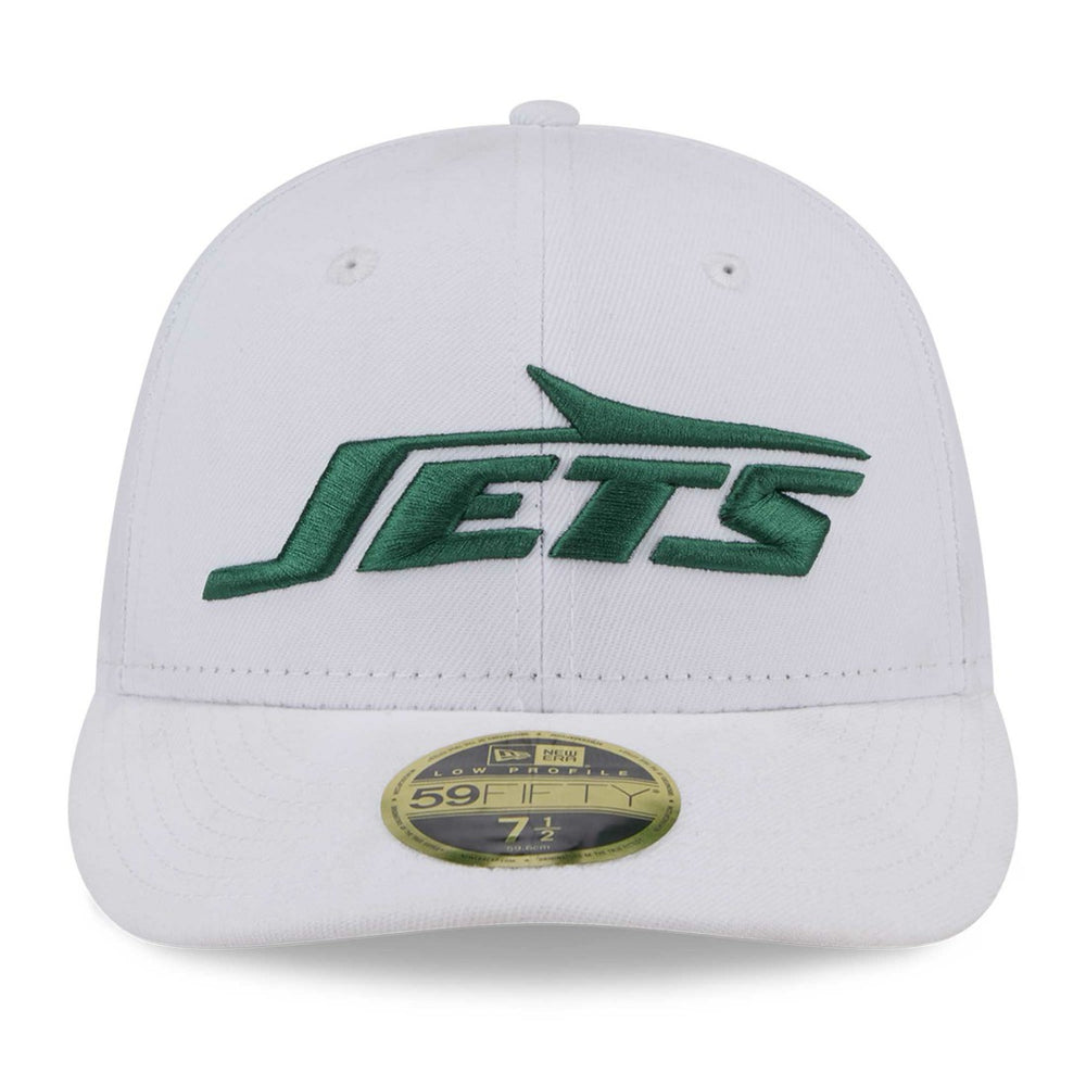 New York Jets New Era Wordmark Omaha Low Profile 59FIFTY Fitted Hat - White sale