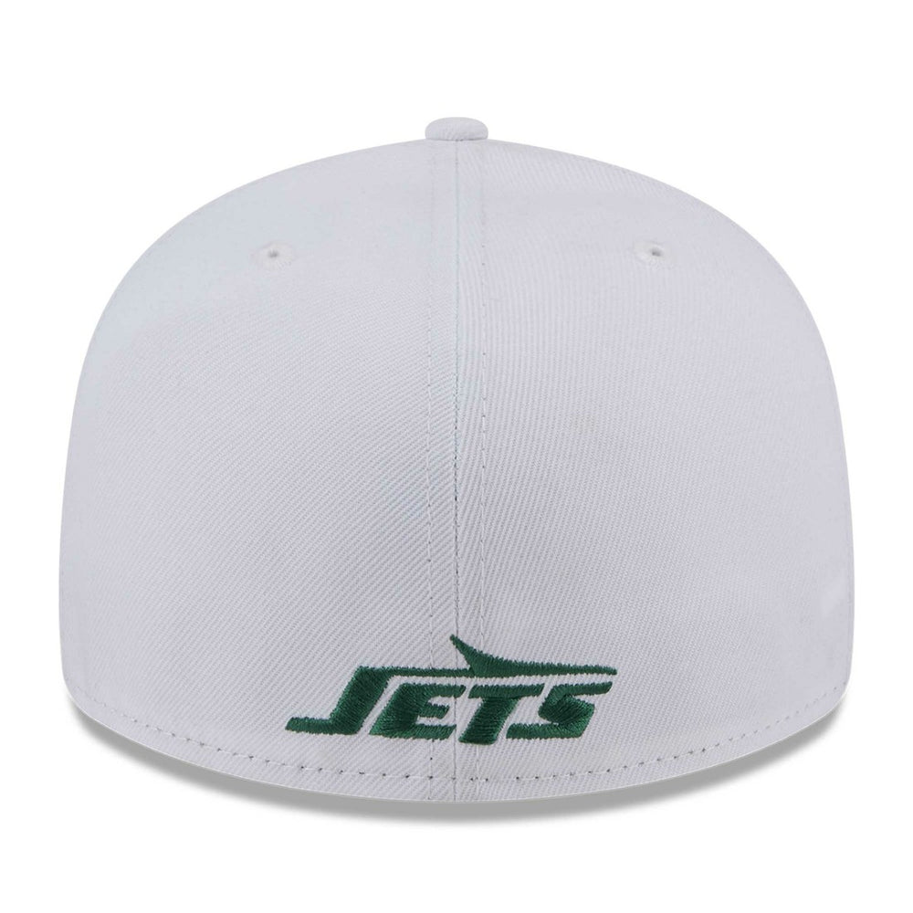 New York Jets New Era Wordmark Omaha Low Profile 59FIFTY Fitted Hat - White sale