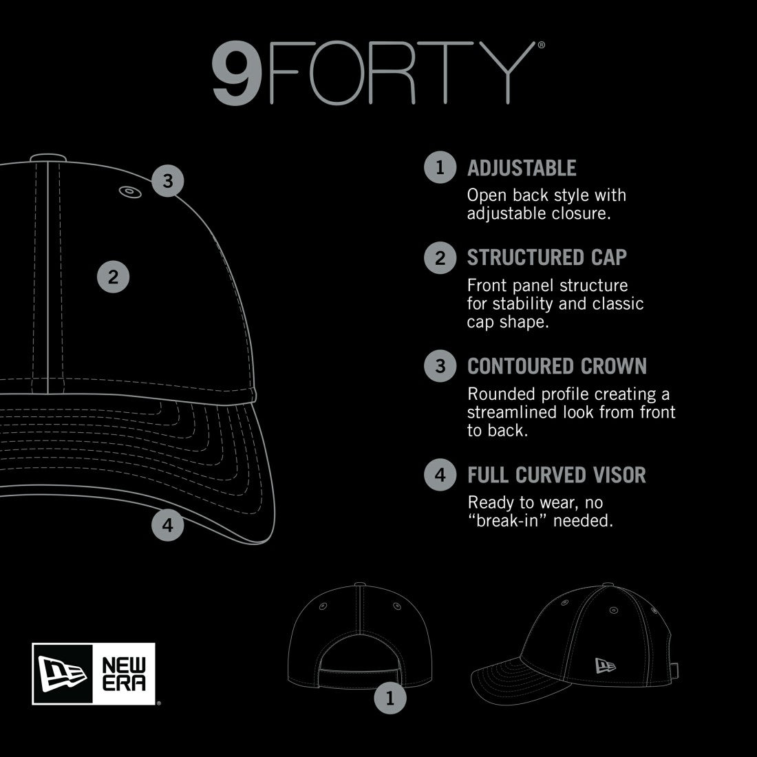 New York Jets New Era Women's Simple Adjustable 9FORTY Hat - Green outlet