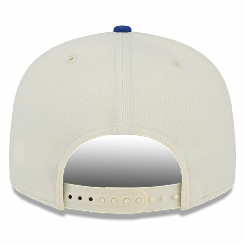 New York Giants New Era 100th Season Two-Tone 9FIFTY Snapback Hat - Cream/Royal on sale