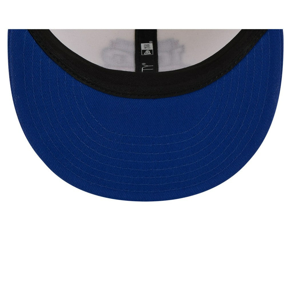 New York Giants New Era 100th Season Two-Tone 9FIFTY Snapback Hat - Cream/Royal on sale