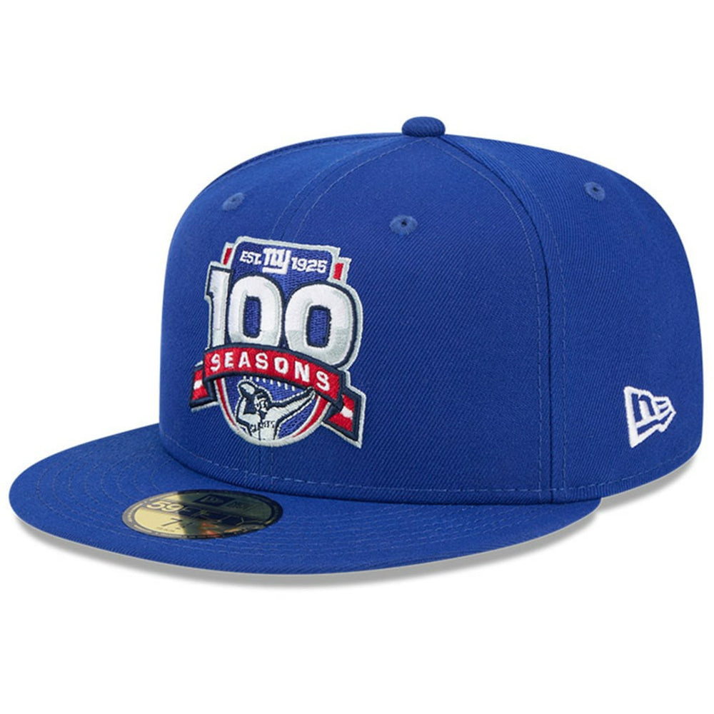 New York Giants New Era 100th Season 59FIFTY Fitted Hat - Royal cheap