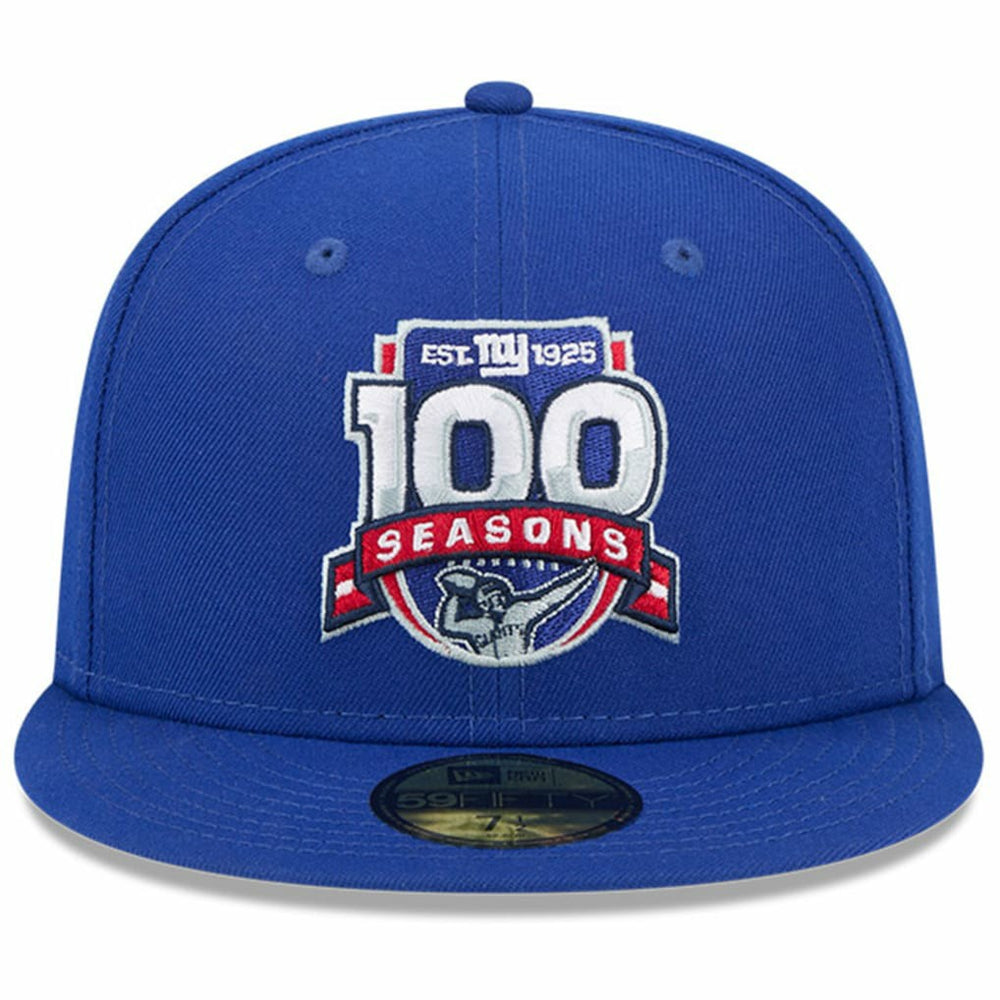 New York Giants New Era 100th Season 59FIFTY Fitted Hat - Royal cheap