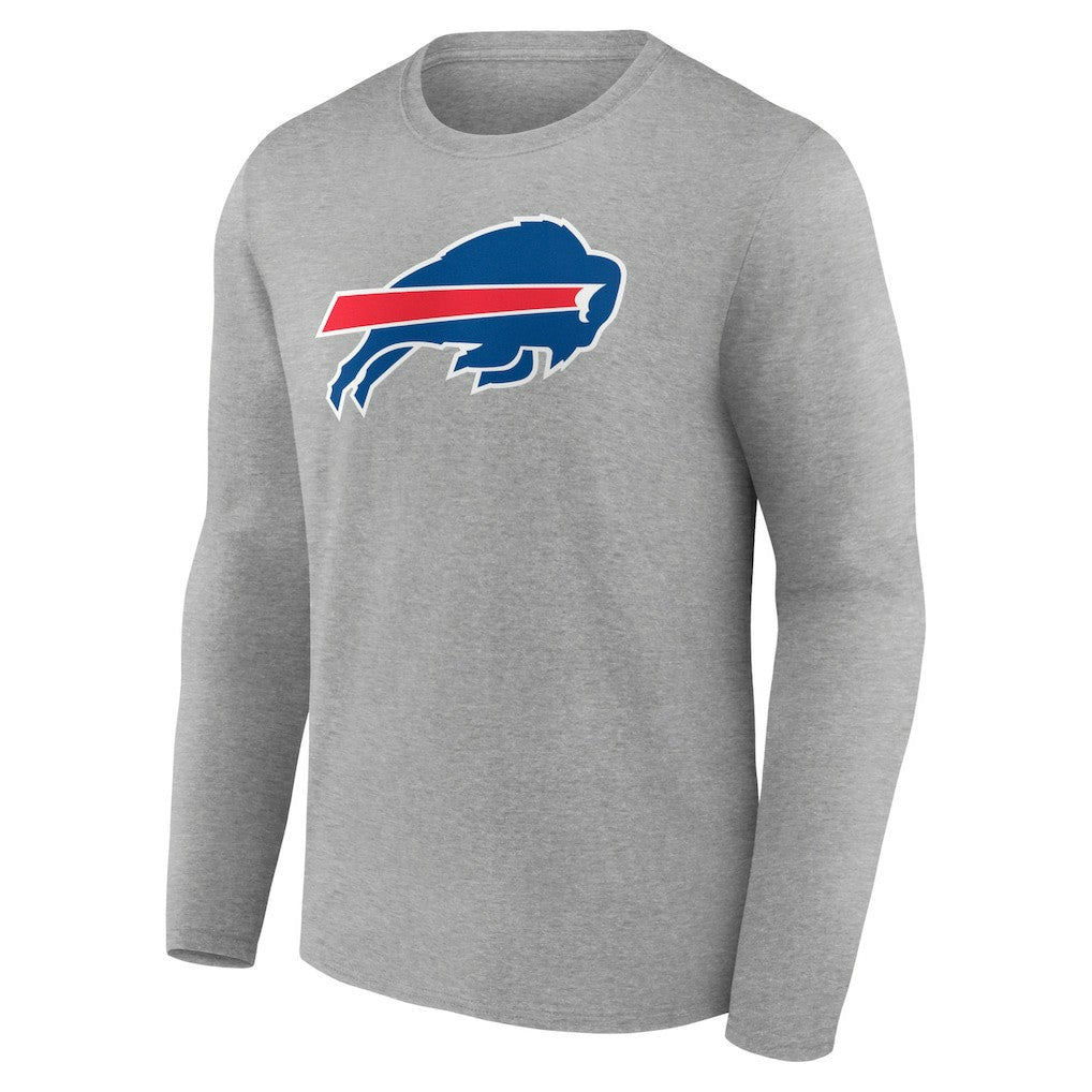 Josh Allen Buffalo Bills Icon Player Name & Number Long Sleeve T-Shirt - Gray for sale