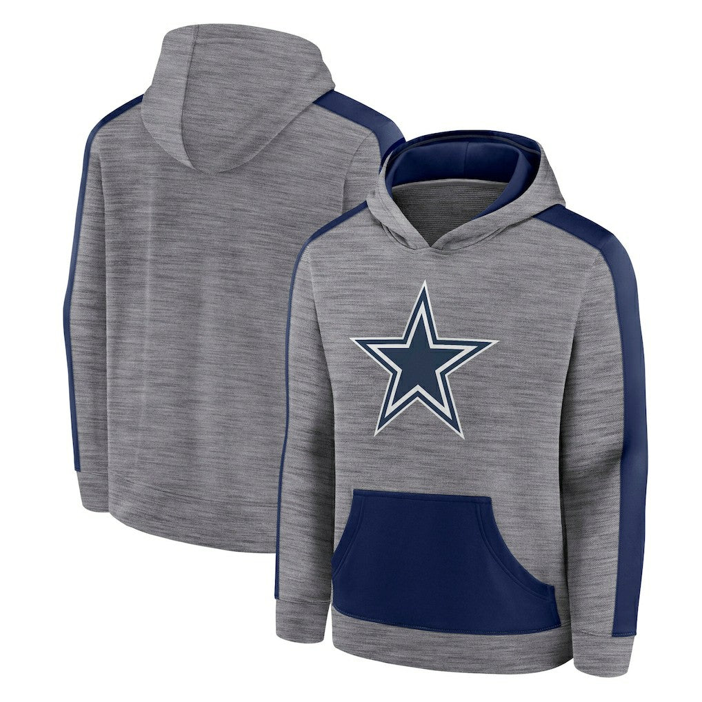 Dallas Cowboys Deliver Pullover Hoodie - Heather Gray discount