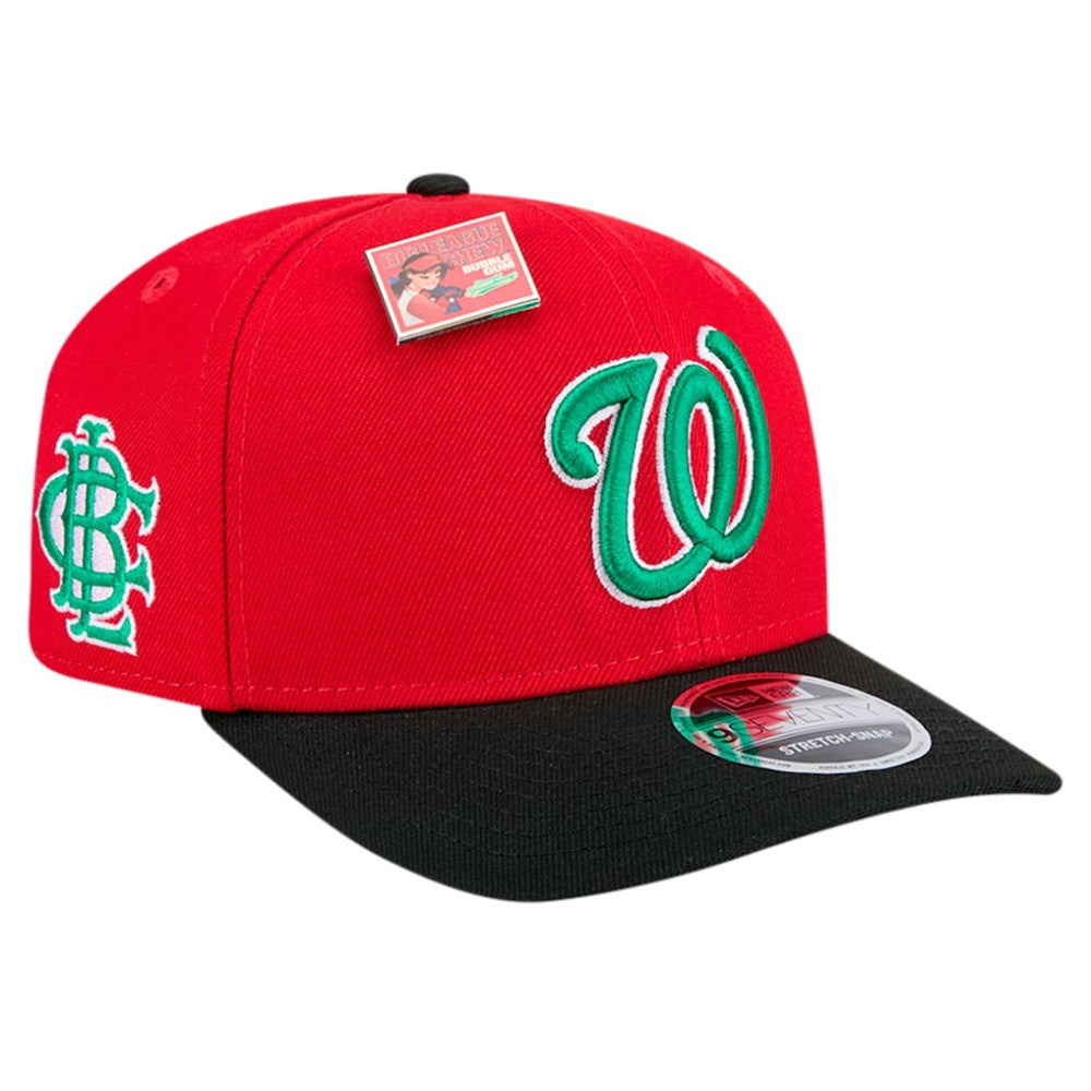 Washington Nationals 2024 Big League Chew Flavor Pack 9SEVENTY Adjustable Hat Red/Black