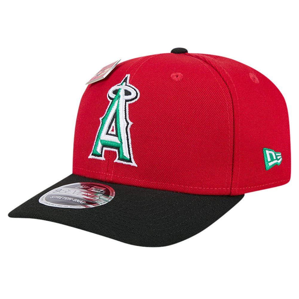 Los Angeles Angels 2024 Big League Chew Flavor Pack 9SEVENTY Adjustable Hat Red/Black