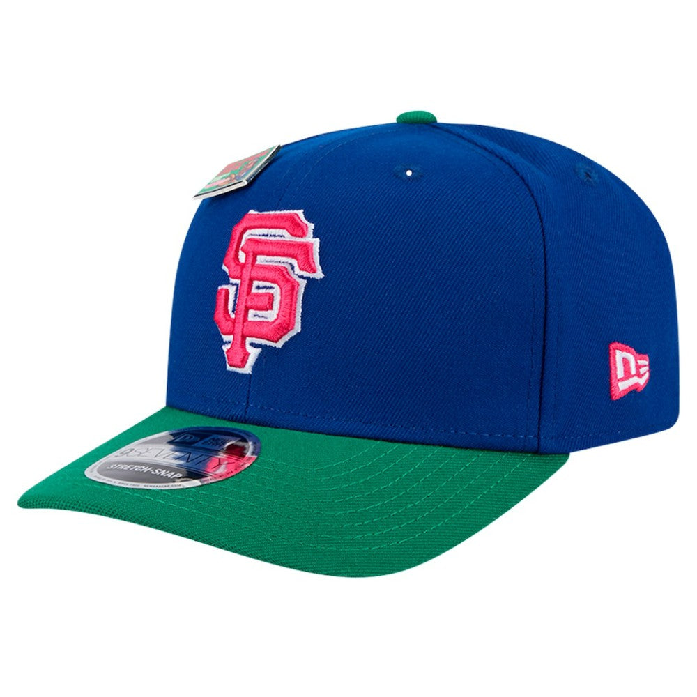 San Francisco Giants 2024 Big League Chew Flavor Pack 9SEVENTY Adjustable Hat Royal/Green