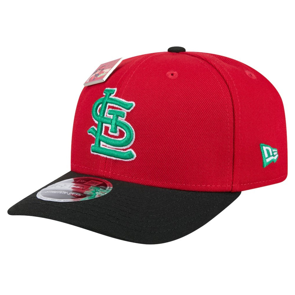 St. Louis Cardinals 2024 Big League Chew Flavor Pack 9SEVENTY Adjustable Hat Red/Black