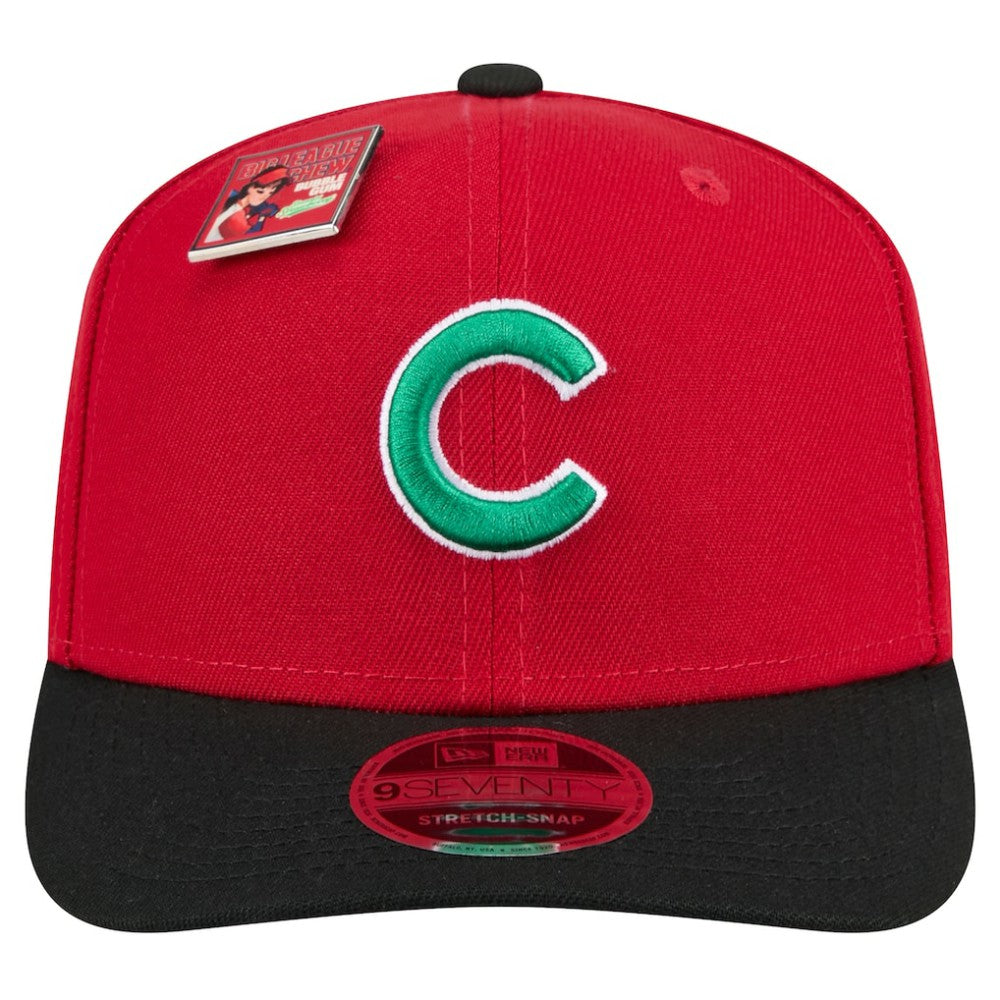 Chicago Cubs 2024 Big League Chew Flavor Pack 9SEVENTY Adjustable Hat Red/Black