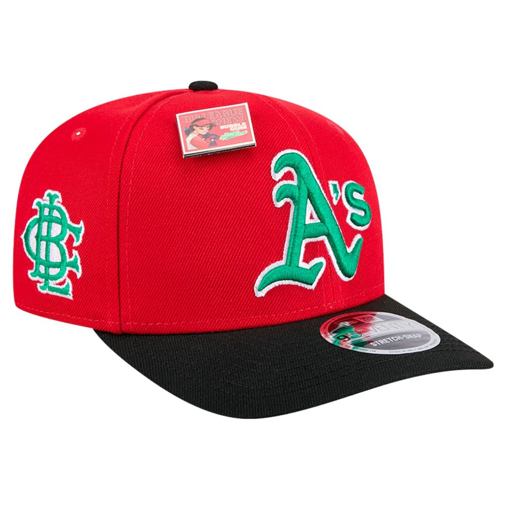 Athletics 2024 Big League Chew Flavor Pack 9SEVENTY Adjustable Hat Red/Black