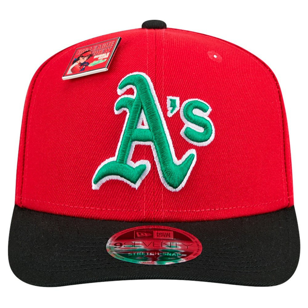 Athletics 2024 Big League Chew Flavor Pack 9SEVENTY Adjustable Hat Red/Black