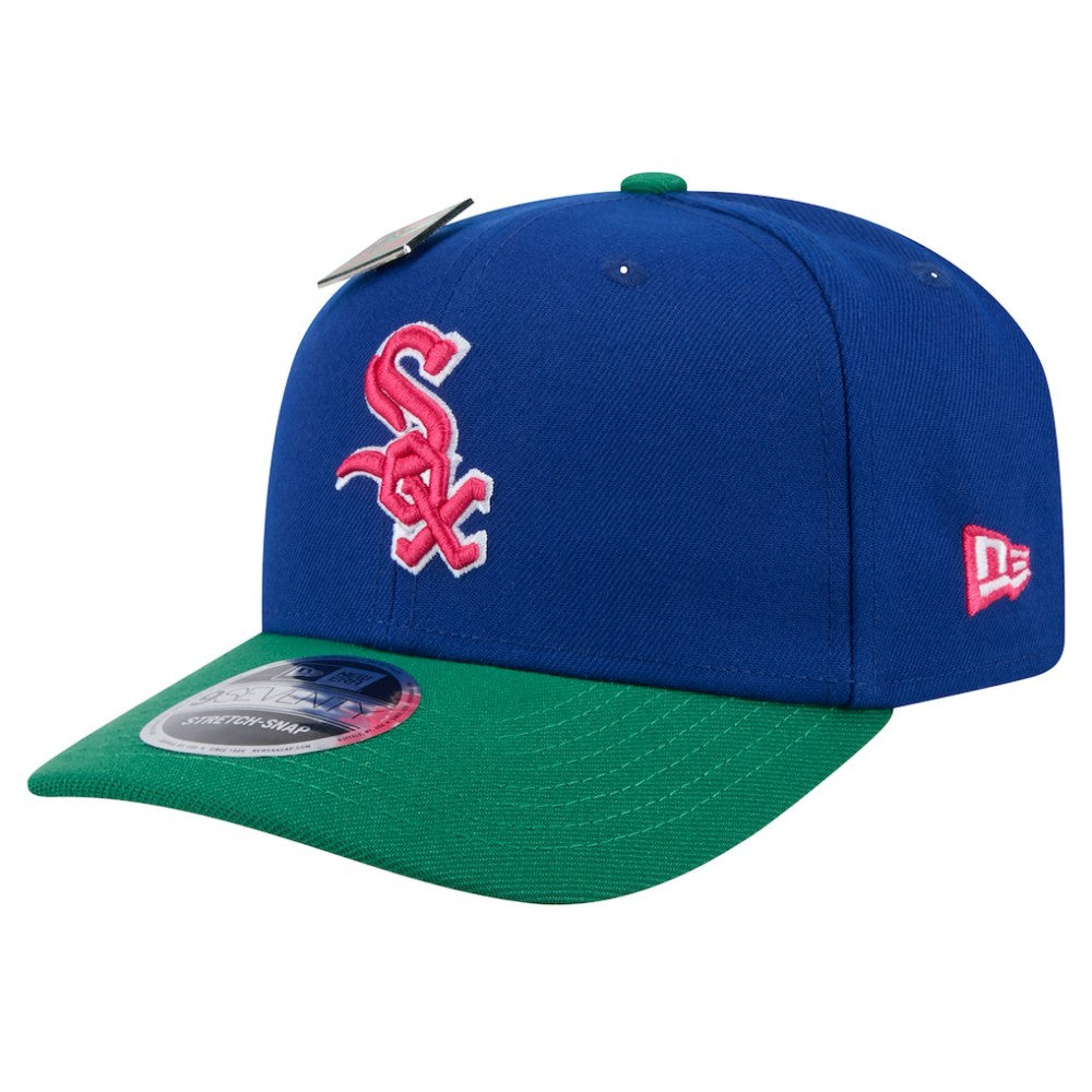 Chicago White Sox 2024 Big League Chew Flavor Pack 9SEVENTY Adjustable Hat Royal/Green