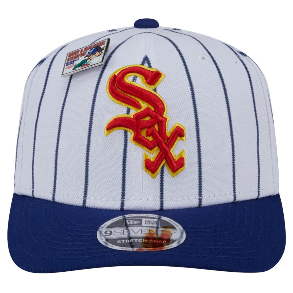 Chicago White Sox 2024 Big League Chew Original 9SEVENTY Adjustable Hat White/Royal