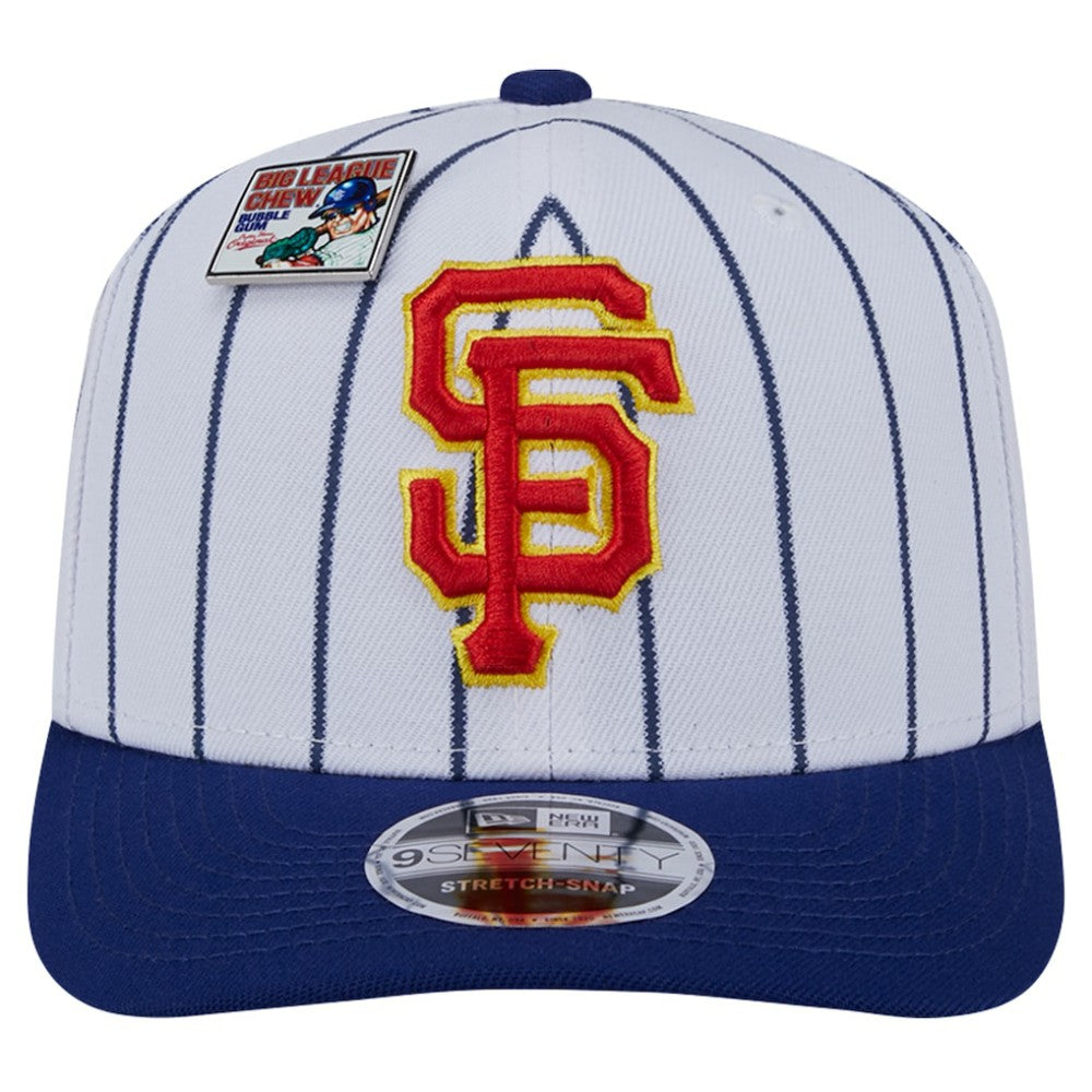 San Francisco Giants 2024 Big League Chew Original 9SEVENTY Adjustable Hat White/Royal