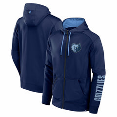 Memphis Grizzlies Baller Defender Performance Full-Zip Hoodie - Navy cheap