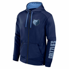 Memphis Grizzlies Baller Defender Performance Full-Zip Hoodie - Navy cheap