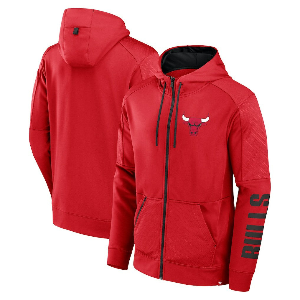 Chicago Bulls Baller Defender Performance Full-Zip Hoodie sale - Red cheap