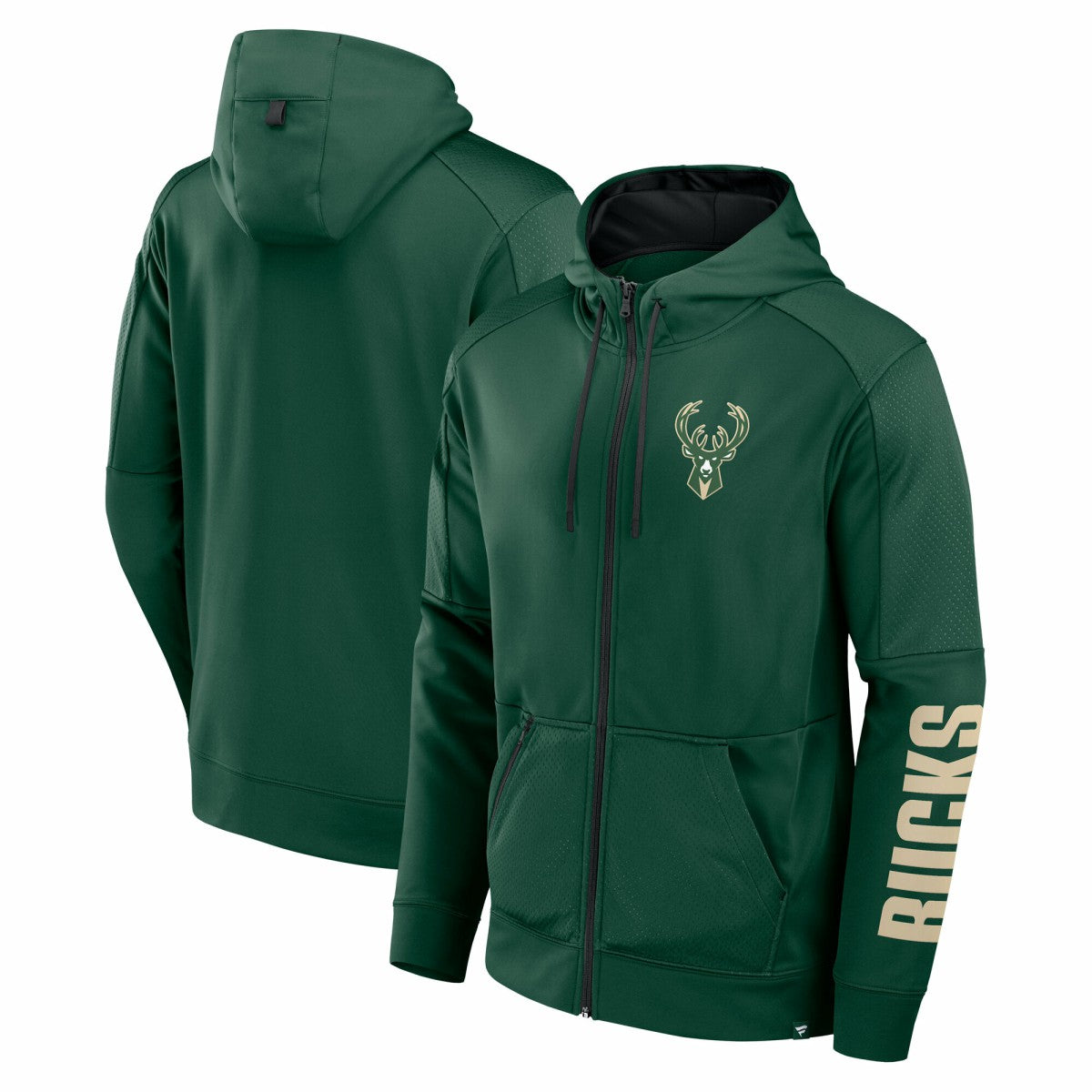 Milwaukee Bucks Baller Defender Performance Full-Zip Hoodie - Hunter Green shop