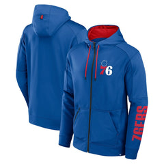 Philadelphia 76ers Baller Defender Performance Full-Zip Hoodie - Royal shop