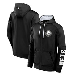 Brooklyn Nets Baller Defender Performance Full-Zip Hoodie - Black discount