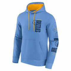 Memphis Grizzlies Game Time Crossover Pullover Hoodie - Blue outlet
