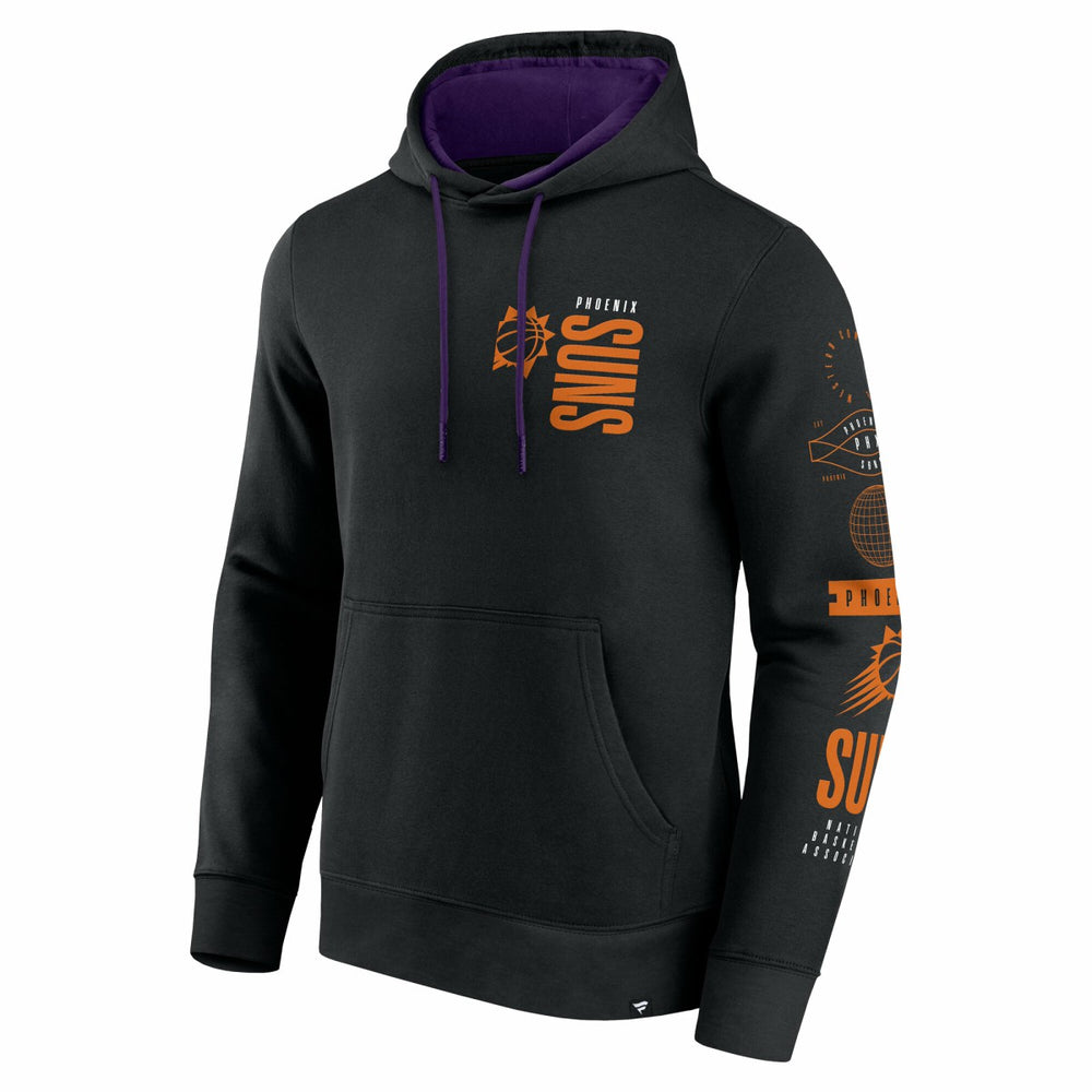 Phoenix Suns Game Time Crossover Pullover Hoodie - Black cheap