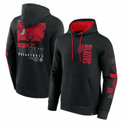 Portland Trail Blazers Game Time Crossover Pullover Hoodie - Black cheap