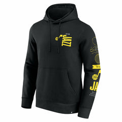 Utah Jazz Game Time Crossover Pullover Hoodie - Black online