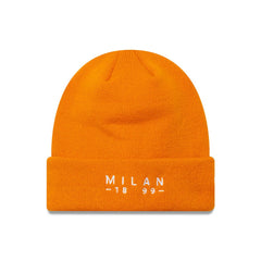 AC Milan New Era Wordmark Cuffed Knit Hat - Orange outlet