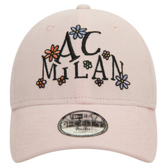 AC Milan New Era Youth Needle Corduroy 9FORTY Adjustable Hat - Light Pink on sale