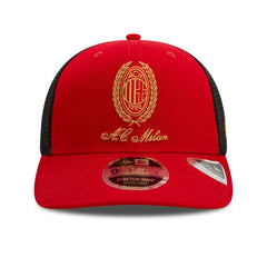AC Milan New Era Heritage Gold Original Fit 9FIFTY Stretch-Snap Hat - Red sale