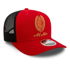 AC Milan New Era Heritage Gold Original Fit 9FIFTY Stretch-Snap Hat - Red sale
