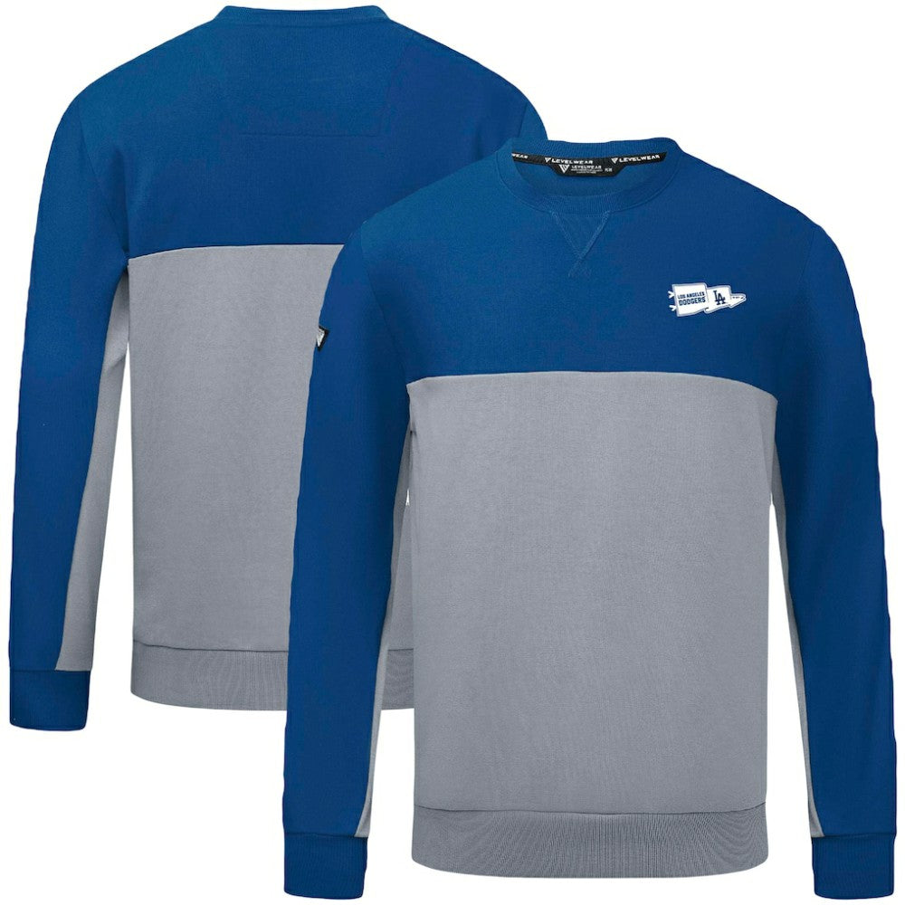 Los Angeles Dodgers Levelwear  Legacy Rafters Pullover Sweatshirt Royal